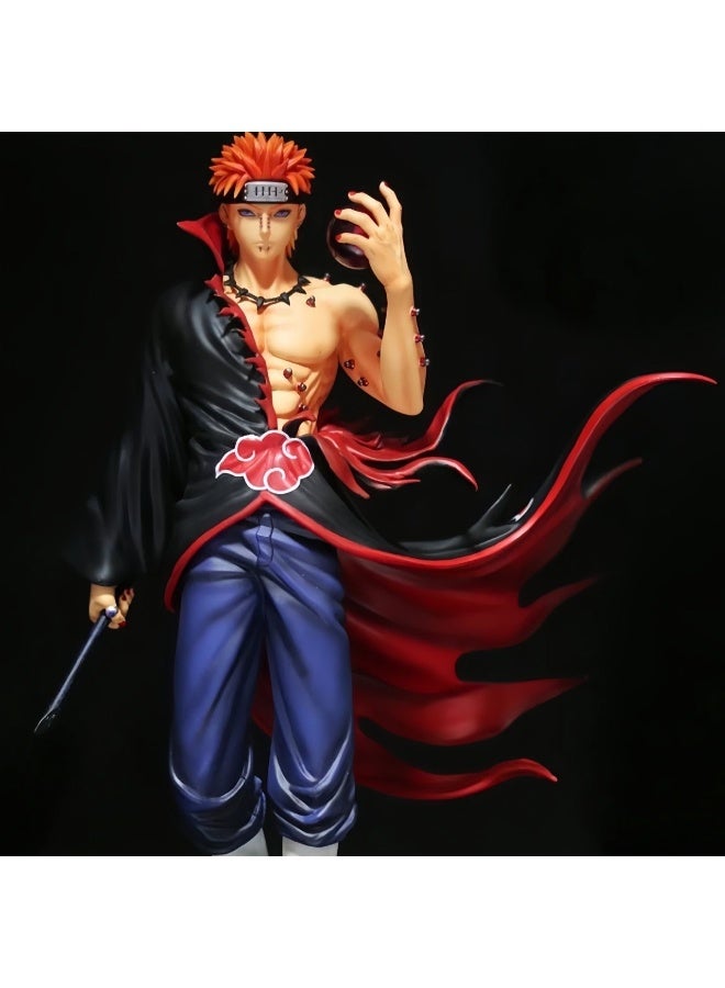 Naruto The 24cm Heavenly Path Pain of the Ten Years and Hundred Ninjas Resonance Series, Cool Anime Handmade Model, Decoration and Gift Item - Image 1
